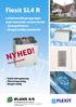 NYHED! Flexit SL4 R. Luftbehandlingsaggregat med roterende varmeveksler - Energieffektivt - Brugervenlig automatik. Patentanmeldt!