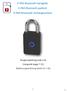 E-PAD Bluetooth hængelås E-PAD Bluetooth padlock E-PAD Bluetooth Vorhängeschloss