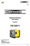 TGE 3000 Ti. Betjeningsvejledning User manual. Generator 2004 / 2