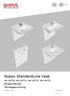 Ropox StandardLine Vask. Brugermanual Montageanvisning , , , PDF 6182 / PA